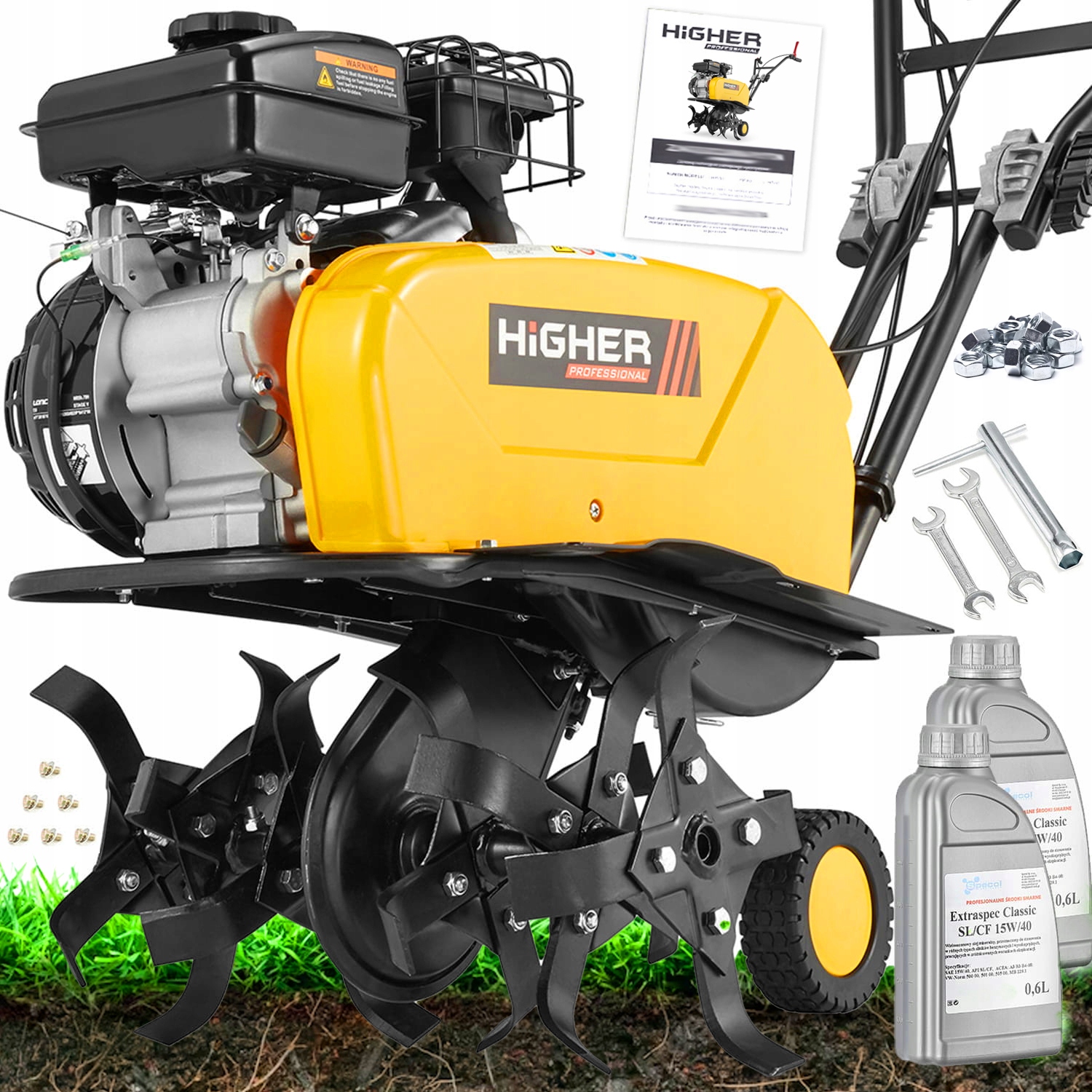 Benzínový kultivátor HIGHER pre EARTH 43cm s motorom LONCIN 79cc